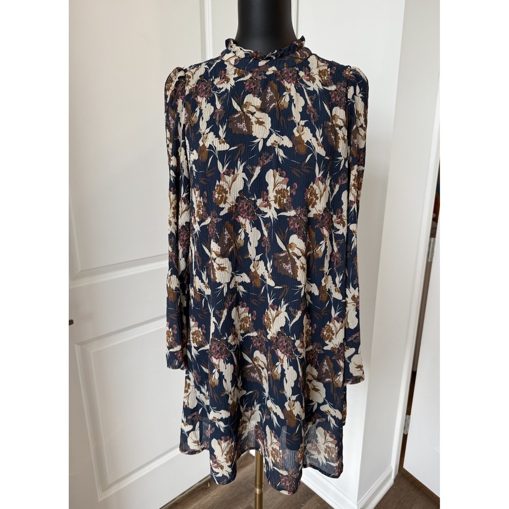 Love Riche Long Sleeve Women's Floral Dress Size M